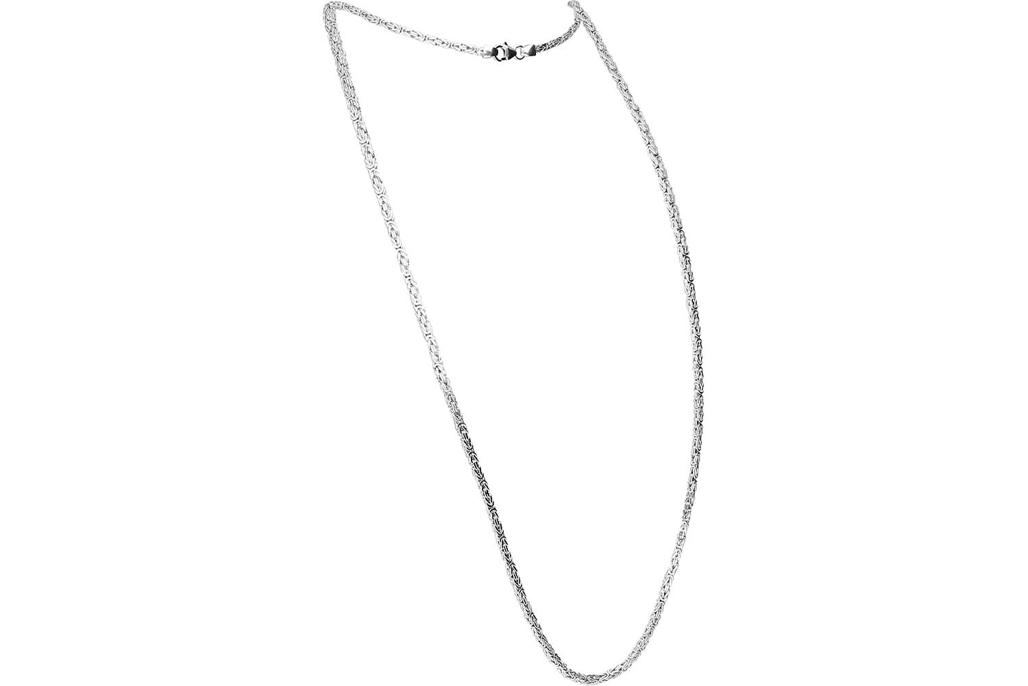 925er Silber Königskette rhodiniert / vergoldet von Piercingline